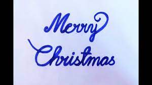How to write merry christmas in cursive. How To Write Merry Christmas In Cursive Letters Youtube