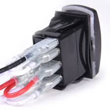A wide variety of rocker switch wiring diagram options are available to you 12v winch in/out (on) off (on) 7pin dpdt blue led light momentary rocker switch for car boath features: Amazon Com Mictuning Ls09901 7 Pin Momentary Laser Rocker Switch Winch In Out 20 Amp 12v Black Automotive