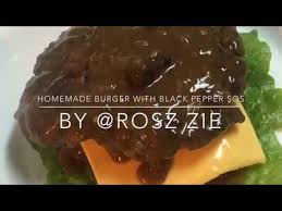 Resepi sos lada hitam paling sedap setaraf restoran / black pepper sauce. Cara Buat Burger Sendiri Black Pepper Cheese Burger Homemade Burger With English Subtittle Youtube