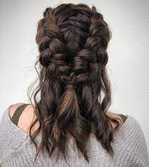Pin By Ece On Hairstyles Braids For Short Hair Medium Hair Styles Braided Hairstyles