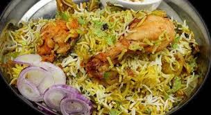 Place chicken into a thick bottom pot. Easy Chicken Biryani Biryani In Pressure Cooker Bharatzkitchen