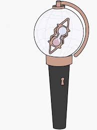 Ateez Lightstick Sticker By Mariseoul In 2021 Print Stickers Pop Stickers Cool Stickers