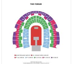 190219 Seating And Prices For Blackpink Concert At The Forum In La