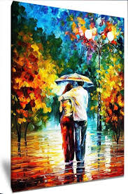 Autumn Walk Framed High Definition Canvas Print In 2020 Art Painting Oil Painting Art