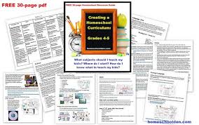 creating your homeschool curriculum grade 4 5 free resource guide homeschool den