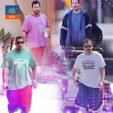 Adam in a shaq jersey. 6 Times Adam Sandler Proved That He S The Poster Boy For Baggy Clothes Style Grooming