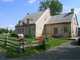 Bellesdautrefois Maison Canada Maisons Exterieures Cottages En Pierre