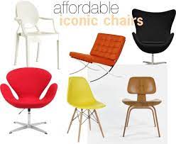 furniture steals iconic chairs you can afford iconic chairs swan chair chair