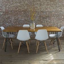Iroko Midcentury Modern Hairpin Leg Dining Table Modern Kitchen Tables Hairpin Leg Dining Table Midcentury Modern Kitchen Table