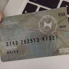 Purchase gift cards at hilton hotels. Best 50 Usd Hilton Hotel Gift Card Can Be Used At Any Hilton Hotel And At Any Stores Inside The Hotel For Sale In Stouffville Ontario For 2021