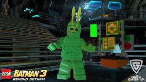 How do you get booster gold . Lego Batman 3 Bane Off 72
