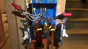Lighting circuits switch wiring wiring at the switch. How To Wire Multiple Outlets Or Switches In One Box Youtube