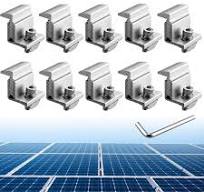 Aluminium Solar End Clamps - Reliable PV Mounting Accessories