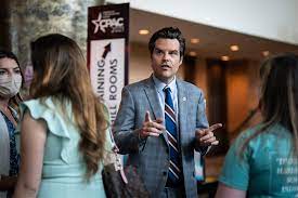 Then, that investigation was connected. Colbert And Kimmel Lay Into Matt Gaetz Amid Sex Trafficking Investigation Vanity Fair