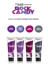 Joico Vero K Pak Color Intensity Rock Candy Collection 4 New Shades Orchid Light Purple Magenta Ti Colored Hair Tips Joico Hair Color Fantasy Hair Color