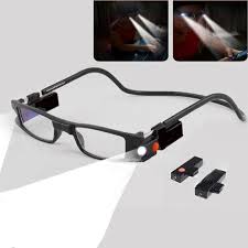 Multi Strength Led Spectacle Diopter Magnifier Light Magnet Reading Gl Modlilj Reading Glasses Glasses Eyeglass Frames For Men