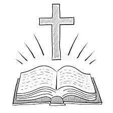 Check spelling or type a new query. Christian Bible And Cross Drawing Stock Vector Illustration Of Pastor History 22293081