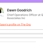 Profile Picture of Dawn Goodrich - Chief Operations Officer at Queue Associates Inc (@theorg.com) on Google