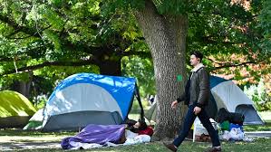 The event garnered four tickets that were issued to visitors of trinity bellwoods for allegedly disobeying the physical distancing bylaw and provincial orders. Homeless In Tents Fight City Of Toronto In Court To Remain In Parks Ctv News