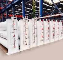 Transport CNG by Tanker CNG Tube Skid 20FT Type 2 200L CNG Skids Storage  Tank Gas Cylinder 4-Tube Cascade 3000L Jumbo Cylinder