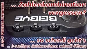 Wie knacke ich ein bügelschloss? Kofferschloss Knacken Bzw Offnen Zahlenkombination Vergessen 3 Ziffern Zahlenschloss Offnen Youtube