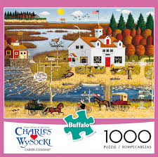 They are often crafted with an irregular edge that may vary depending on the size of the puzzle. Buffalo Games Jigsaw Puzzle Olde Cape Cod Charles Wysocki 1000 Pcs 11431 Puzzles Spielzeug Kusumyojanaonline Com