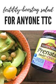 Top 10 super foods to boost fertilitya fertility diet comprises foods, that support your reproductive system by regulating ovulation and improving your. Healthy Fertility Boosting Salad For Anyone Ttc My Pixie Blog