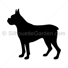 Boxer Dog Silhouette Dog Silhouette Boxer Dogs Dog Images