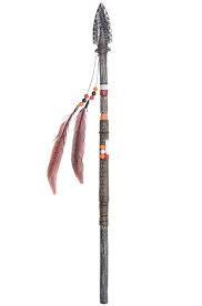 Most native american bows were made of wood. Western Native American Indian Spear Amscancostumesusa Native American Indians Native American American Indians