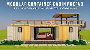 Plans by number of bedrooms /. Cabintainer 640 Modern Shipping Container Homes Plans