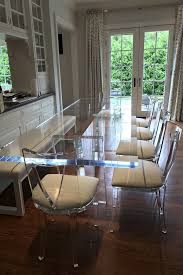 Here S How To Style Acrylic Dining Chairs Acrylic Dining Chairs Living Room Dining Room Combo Dining Room Combo