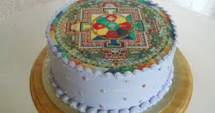 The Best Cakes In Town Tibetan Mandala Cake Cake Tibetan Mandala Buddha Birthday