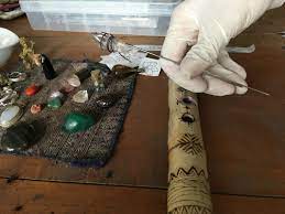 Those that were receiving tattoos made it some extent to not exclaim in pain. Sacred Pain The Art Of Receiving Tattoo Village Witch