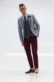 Black Blazer Grey Pants Men Burgundy Blazer With Grey Pants Google Search Mens Outfits Burgundy Trousers Burgundy Pants