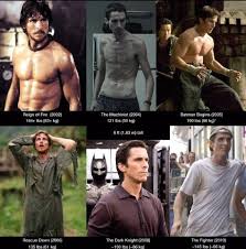 بالصور تحولات جسدية للممثل كريستيان بيل خلال 13 عاما 61 kg christian bale ator
