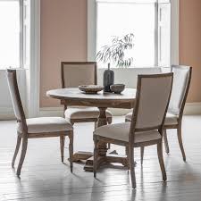 The glass tabletop can be scratched by materials harder than the. French Colonial Round Extending Dining Table 4 To 6 Seater Fads