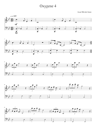 Abstrait voyager — oxygene 04:13. Oxygene 4 Sheet Music For Piano Solo Musescore Com
