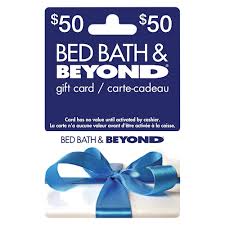 We gave gift cards for a number of occasions. Bed Bath Beyond 50 Shoppers Drug Mart