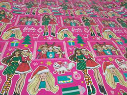 Bogo 50% off gift wrap by character disney; Christmas Wrapping Holiday Paper Gift Greetings 1 Roll Design Festive Wrap Barbie Elf Buy Online In Bahamas At Bahamas Desertcart Com Productid 50796739