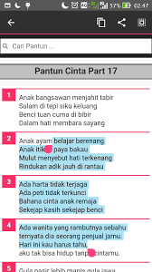 23 motor setan, sotgan ko gratisan, 23 tanaman kentang, punya alok diskon kok senang. Pantun Cinta Remaja Romantis Fur Android Apk Herunterladen
