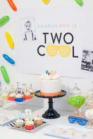 A Two Cool Birthday Party That Ll Have You Reaching For Your Sunglasses Project Nursery Toddler Birthday Party 2nd Birthday Party Themes Two Cool Birthday Party