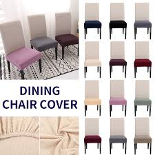 Kadell stretch velvet xl size dining chair cover seat removable waterproof slipcover for dining room wedding banquet party kitchen home chair seat covers. Dining Room Chair Protector Cover Solid Plaid Dining Room Polyester Kitchen Seat Cushion Shopee Philippines