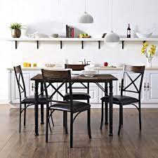 Ratings, based on 94 reviews. Dorel Home Furnishings Espresso Black 5 Piece Dining Set Brown Kitchen Dining Sets Metal Dining Set Dorel Living
