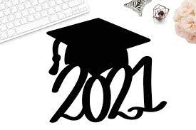 Download 2021 Graduation Svg Class Of 2021 Svg Diy Cake Topper Svg 1264163 Hand Lettered Design Bundles