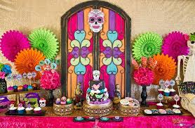 Dia De Los Muertos Halloween Party Ideas Photo 8 Of 38 Day Of The Dead Party Halloween Party Sugar Skull Party