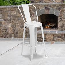 white bar stools & counter stools you