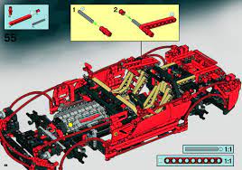 Prepare cars to race and swerve around other drivers to take the chequered flag! Building Instructions Lego 8145 Ferrari 599 Gtb Fiorano Book 2