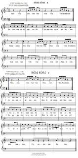 Som Som Occitanie Comptines Partition Musicale Partition