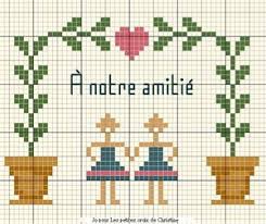 I wish you lived next door model stitched one over two on 32 ct. Friendship Ornament Cross Stitch