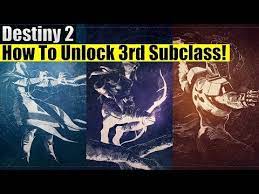 To unlock a subclass, you need to grab a 'seed of light' — a unique item . Video Destiny 2 Nightstalker Subclass Leak